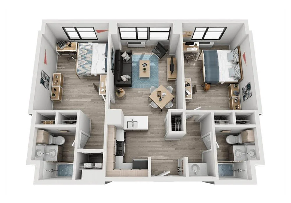 Rutgers University Spring 2027 Sublet | Private Room in 2B2B | Near SoCam Bus Stop & Gym