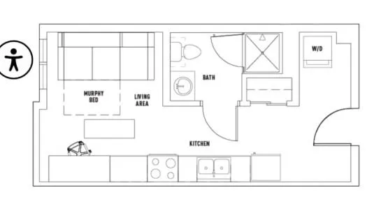 UW–Madison Studio | Fully Furnished | Sunset Views | Near Campus & Shopping