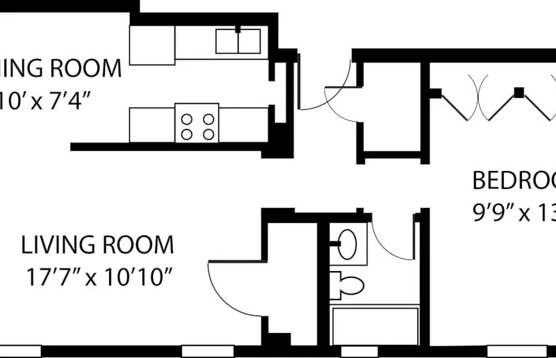 Spacious Uptown One Bedroom Near Lake Michigan