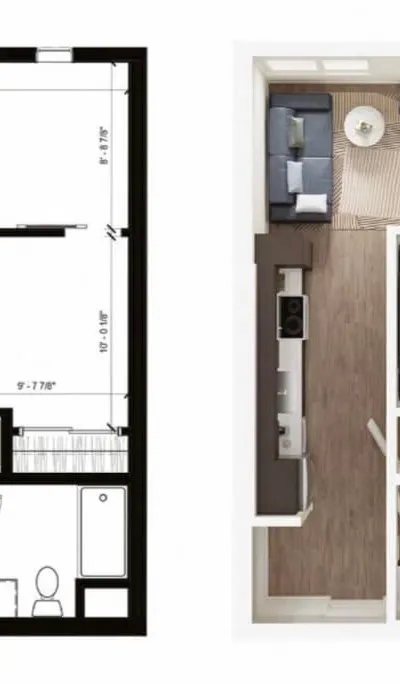High-Floor 1B1B in Downtown Oakland | Great Sunlit Views | BART Nearby | December FREE