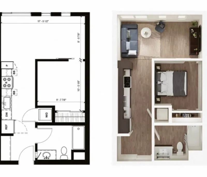 High-Floor 1B1B in Downtown Oakland | Great Sunlit Views | BART Nearby | December FREE