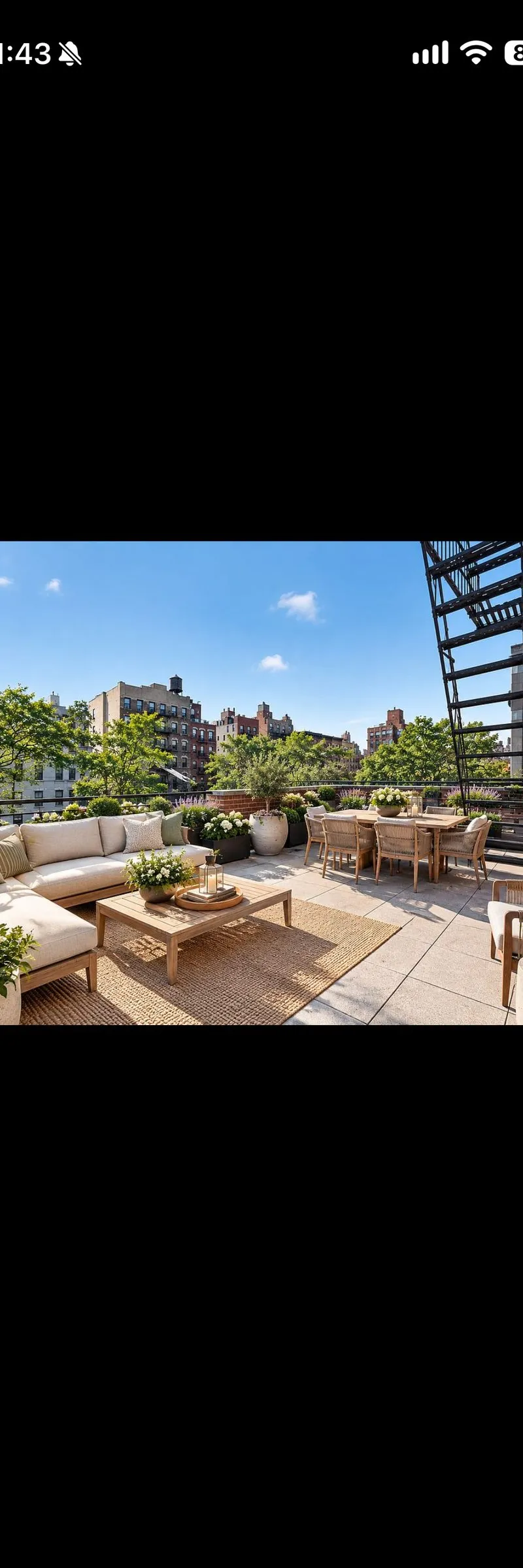 Downtown Studio w/ Massive Private Terrace