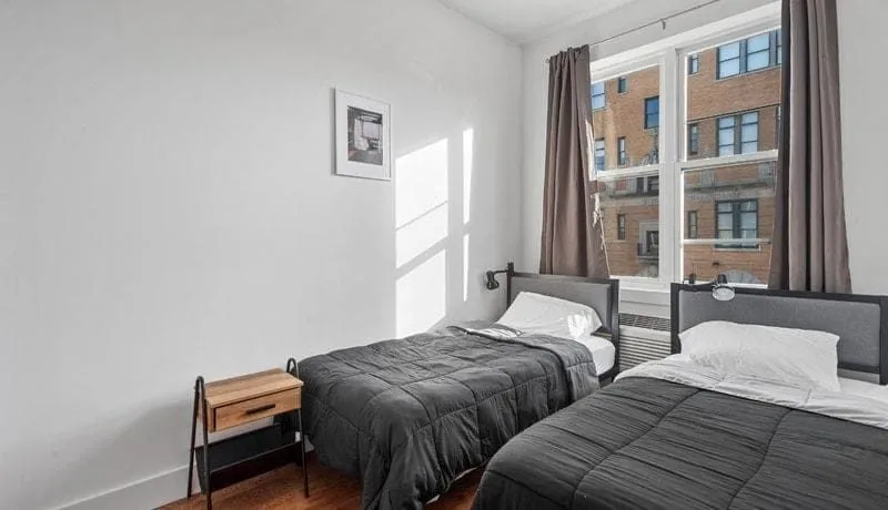 Furnished shared bedroom in Bushwick apartment