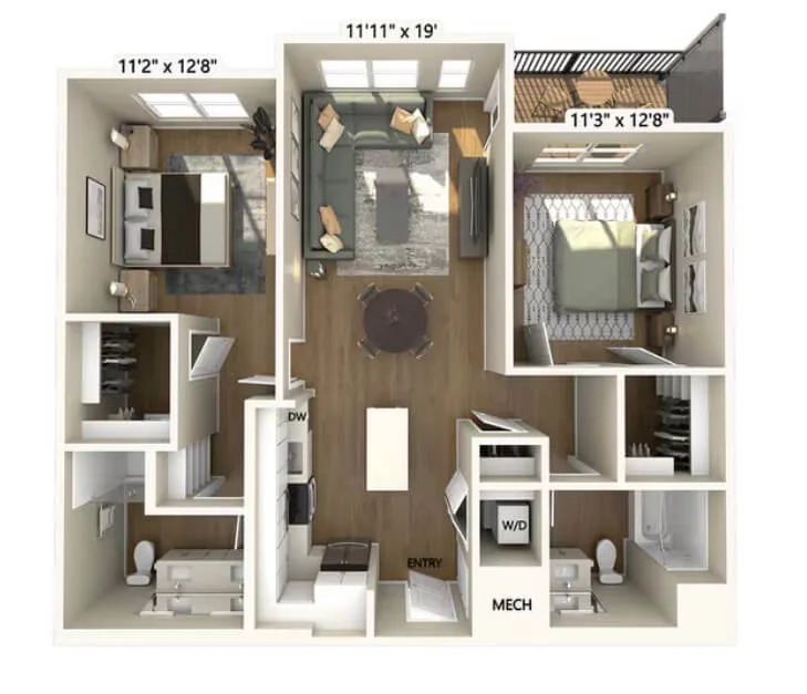 Lease Takeover | Private Bed & Bath in Luxury 2B/2B Apartment | Quincy, MA | November Move-In