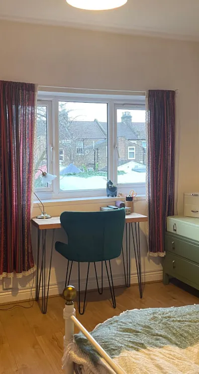 Cozy bedroom in London
