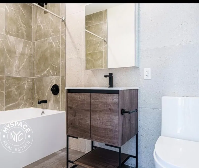 Naturally Lit Luxury Bedroom in Crown Heights Private Balcony and Bathroom